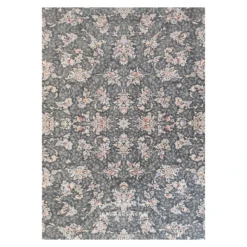 فرش توس مشهد افشان کد 1501 - رنگ طوسی - عکس شماره 2