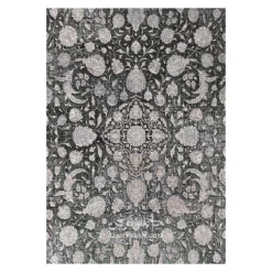 فرش مشهد افشان کد 803301 - رنگ فیلی - عکس شماره 2