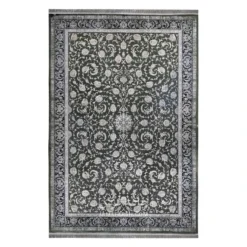 فرش مشهد افشان کد 803302 - رنگ سبز - عکس شماره 1