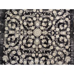 فرش مشهد نئو کلاسیک کد 803582 - رنگ سرمه ای - عکس شماره 2