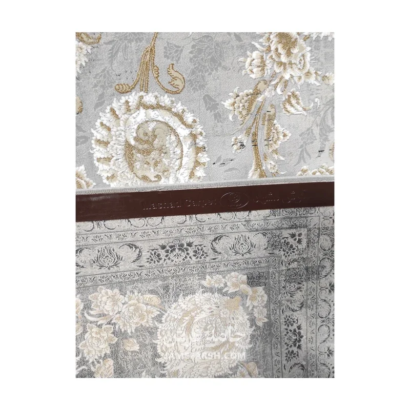 فرش مشهد افشان کد 803594 - رنگ فیلی - عکس شماره 11