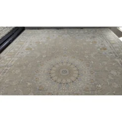 فرش مشهد لچک ترنج کد 803609 - رنگ فیلی - عکس شماره 2