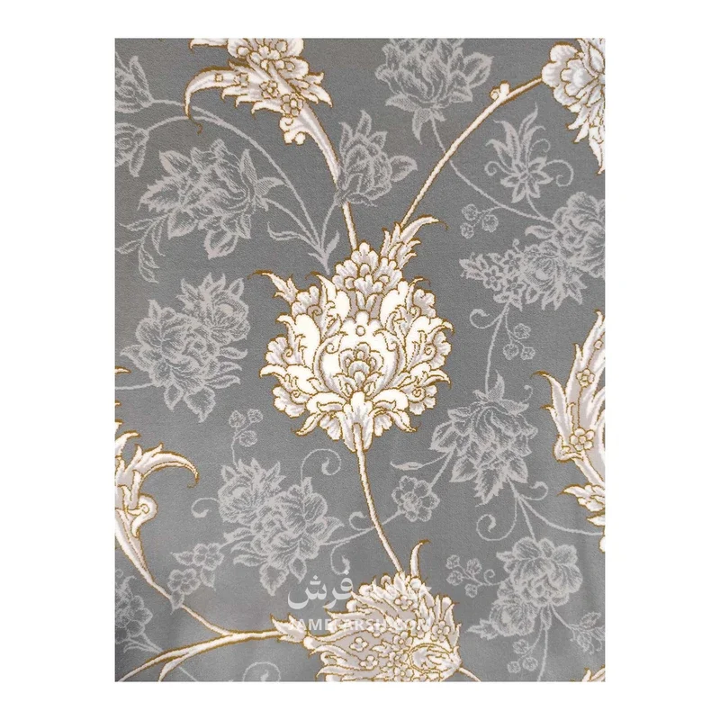 فرش مشهد افشان کد 806004 - رنگ طوسی - عکس شماره 5