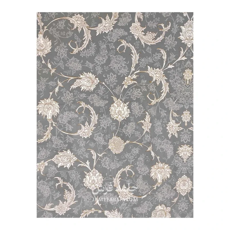 فرش مشهد افشان کد 806004 - رنگ طوسی - عکس شماره 6