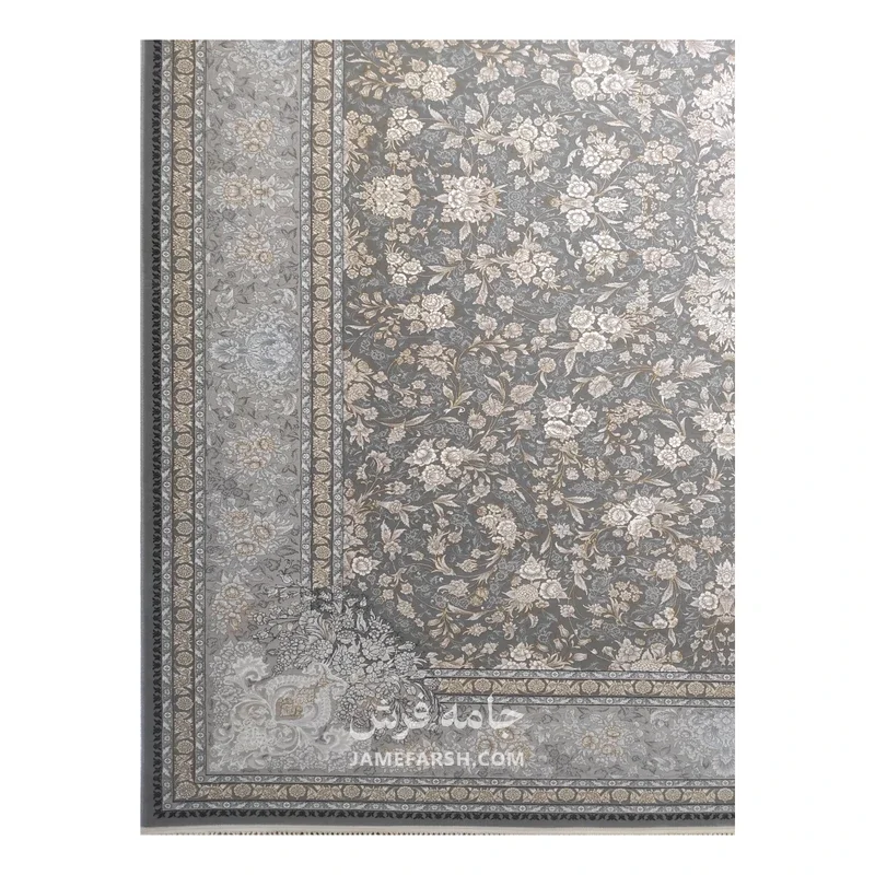 فرش مشهد افشان کد 806021 - رنگ طوسی - عکس شماره 11