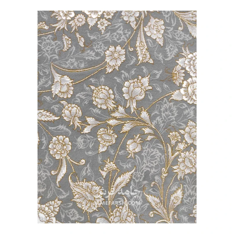 فرش مشهد افشان کد 806021 - رنگ طوسی - عکس شماره 8