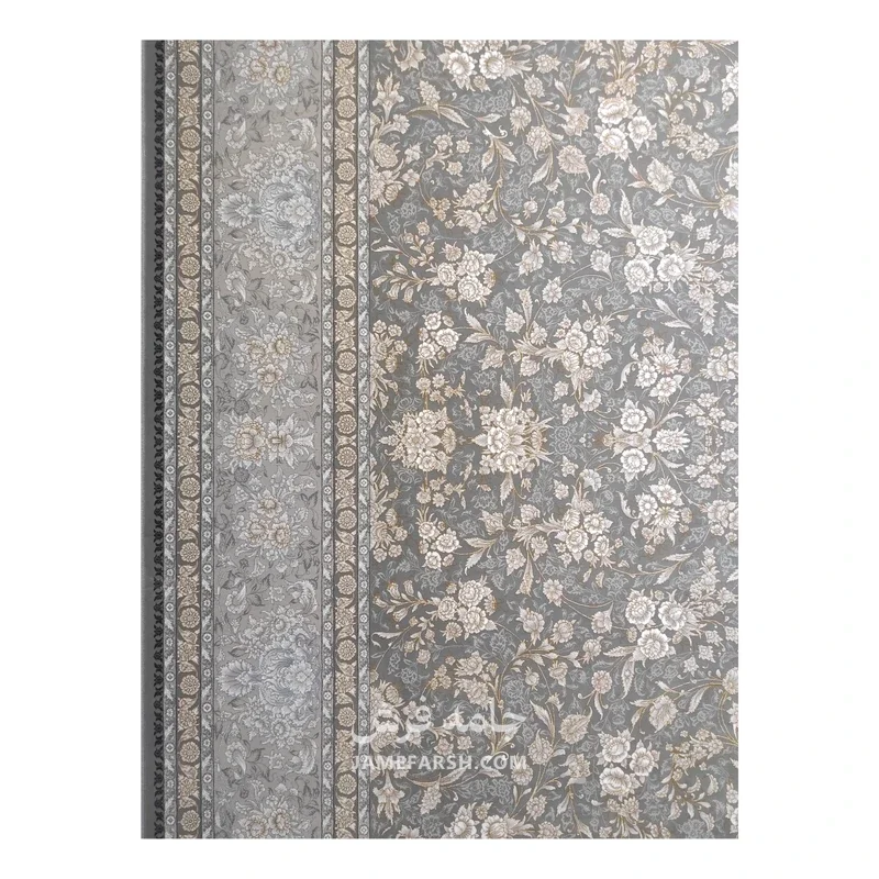 فرش مشهد افشان کد 806021 - رنگ طوسی - عکس شماره 9